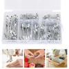 250pcs 6 Sizes Safety Pins metal Assorted Safety Pins Durable Sewing Pins  Clothes Accessories
