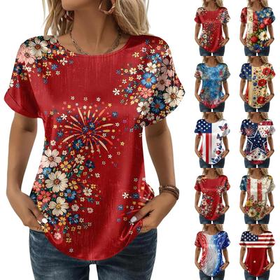 Women's Fashionable Casual Vintage Printed Top
