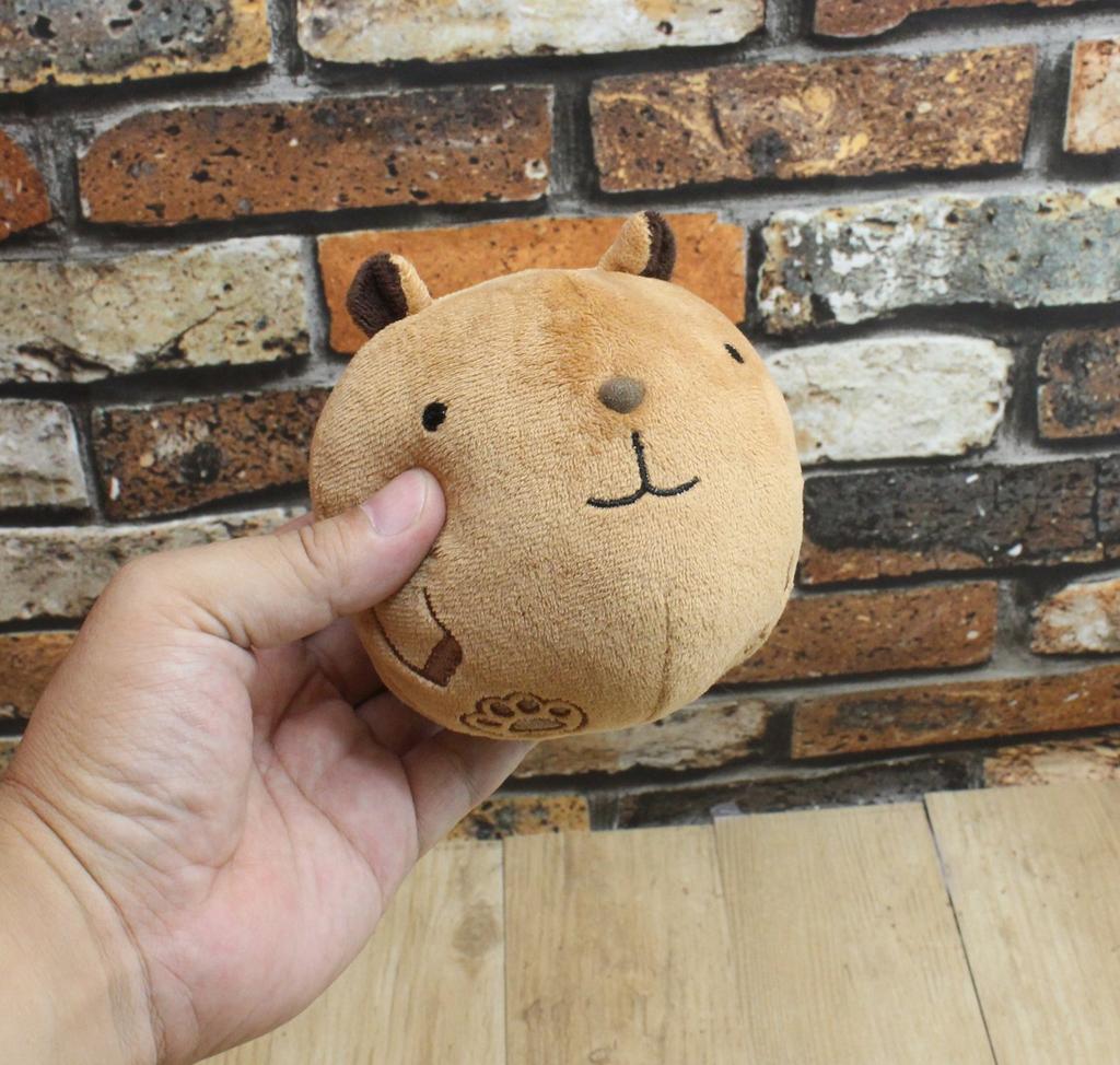 Shinada Global Manmaru Zoo Capybara (S) 11 X 11 X 11cm Mascot Goods Animal Merchandise MNMR-0098K