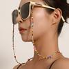 Accessories, Fashionable Candy-colored Round Bead Rice Bead Glasses Chain, Versatile Multi-purpose Non-slip and Anti-lost Lanyard