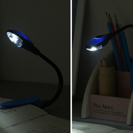 Lampă LED pentru cărți Mini Clip On Clampă pentru dormitor de călătorie îndoită Cadou pentru lumină de lectură pentru cămin