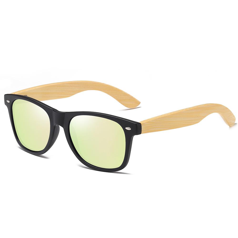 New Classic Polarized Men Wooden Sunglasses Wood Bamboo Fashion Square Driving Sun Glasses Women UV400 Protection Gafas De Sol