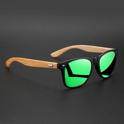 New Retro Bamboo-Like Fashion Sunglasses Classic Vintage Uv400 Unisex Casual Eyewear For Outdoor Daily Sun Glasses