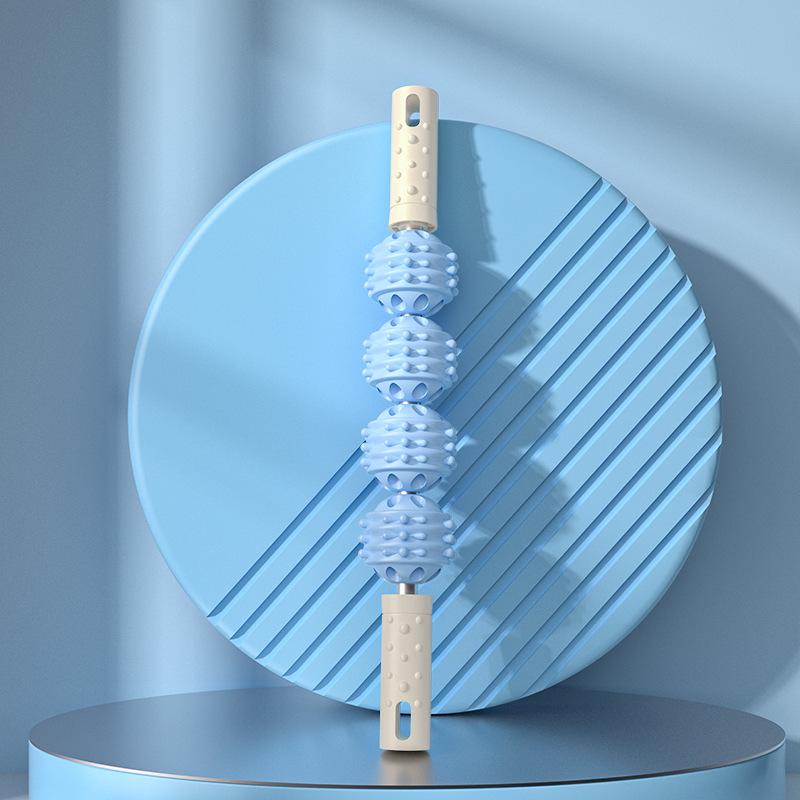 9-Wheel Leg Massager: Soothing Calf Roller for Muscle Relaxation and Beauty