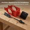 Door Lock Installation Kit DIY Hole Jig Compatible for Woodworkers