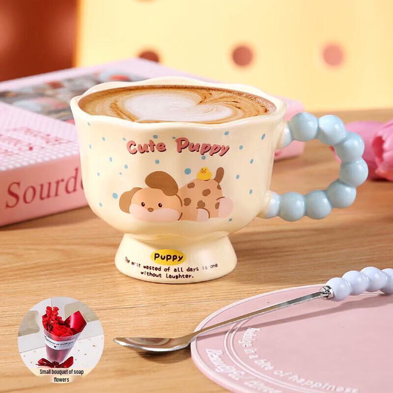 Ceramic Gift Mug with Spoon