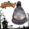 The Death God's Crystal Ball Lights Gothic Liquid Motion Water Glitter LED Light Grim Reaper Water Globe Halloween Decoration