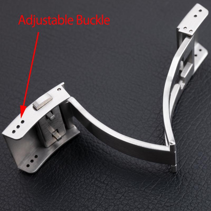 Stainless Steel Deployment Fold Buckle For Longines Clasp Watch Band Accessories For CONQUEST HYDROCONQUEST L3 19mm Metal