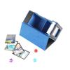 PU Card Deck Box with Dice Tray Game Card Collectors Scratch Resistant Card Storage Case Game Card Carrying Organizers