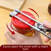 Rotating Manual Bottle Opener for Easy Cap Twisting and Opening of Bottles, Cans, and Screw Caps
