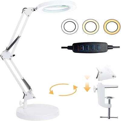 Professionelle LED-Lupe Schreibtischlampe