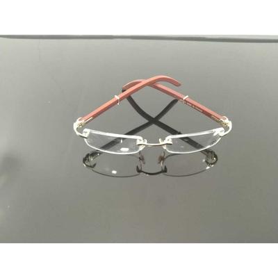 Imported Men Rimless Eyeglass Wood /metal  Eye-ware  55-18-140 JL286093830013