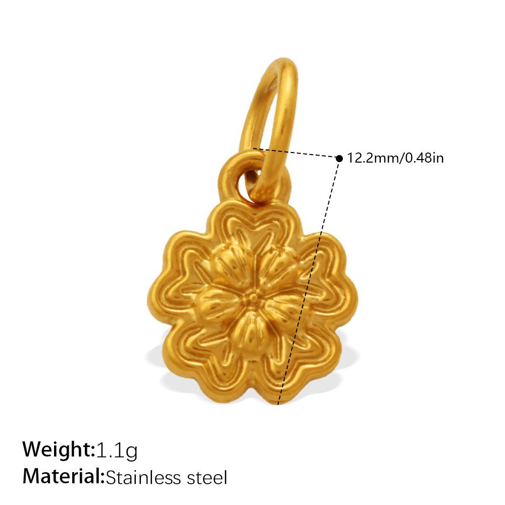 Small Fresh Flower Pendant Collection Exquisite Small Rose Sunflower Shape Bracelet Necklace Pendant