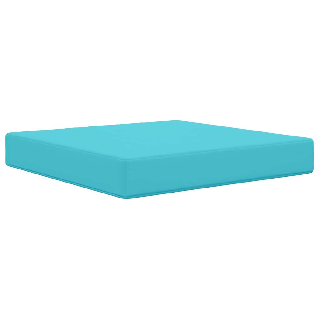 Outdoor Sofa Cushion Turquoise 60 x 60 x 8 cm Polyester