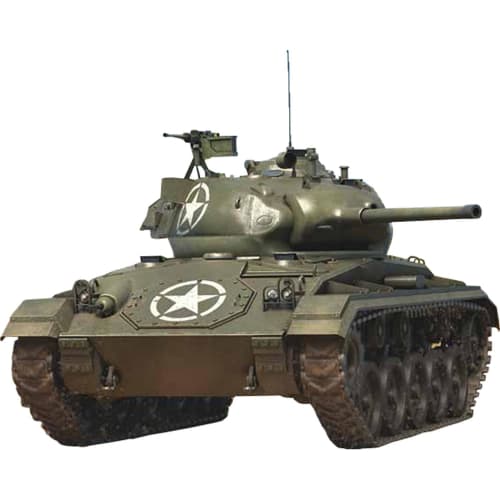 Rubicon Models 1/56 American Light Tank M24 Chaffee Plastic Model RB0140