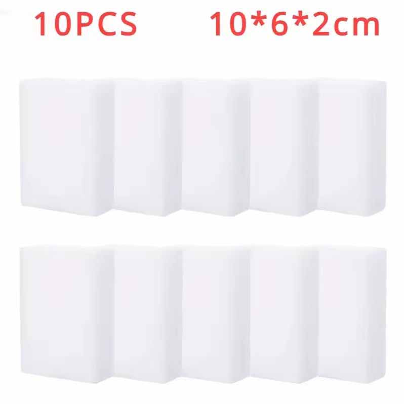 20/50/100pcs Magic Reusable Leather Shoes Stainless Steel Ceramic Wall Surface Marker Pen Oil Stain Cleaning Sponge Household Cleaning Tools