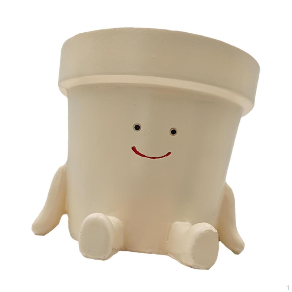 Adorable Cartoon Flower Pot for Home Decor