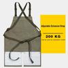 Thickened Canvas Tool Apron Heavy Duty Garden Multi Pocket Storage Adjustable Buckle Waterproof Craftsman Belt