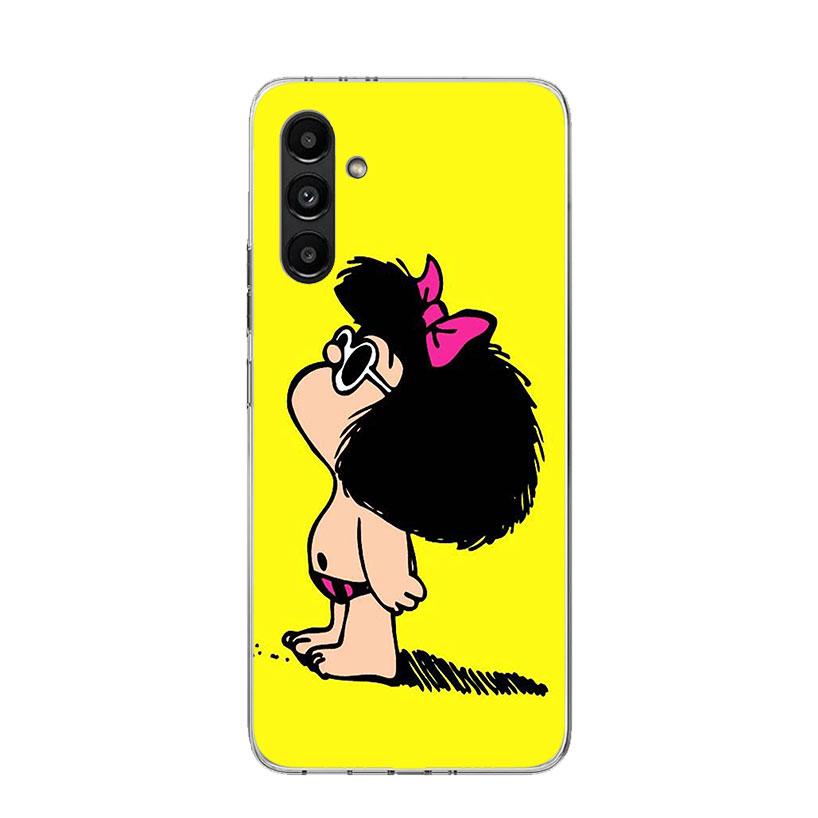 Cartoon Cute Mafalda Phone Case for Samsung Galaxy A17 A16 A15 A14 A13 A57 A56 A55 A54 A53 A37 A36 A35 A34 A33 A26 A25 A24 A23 G
