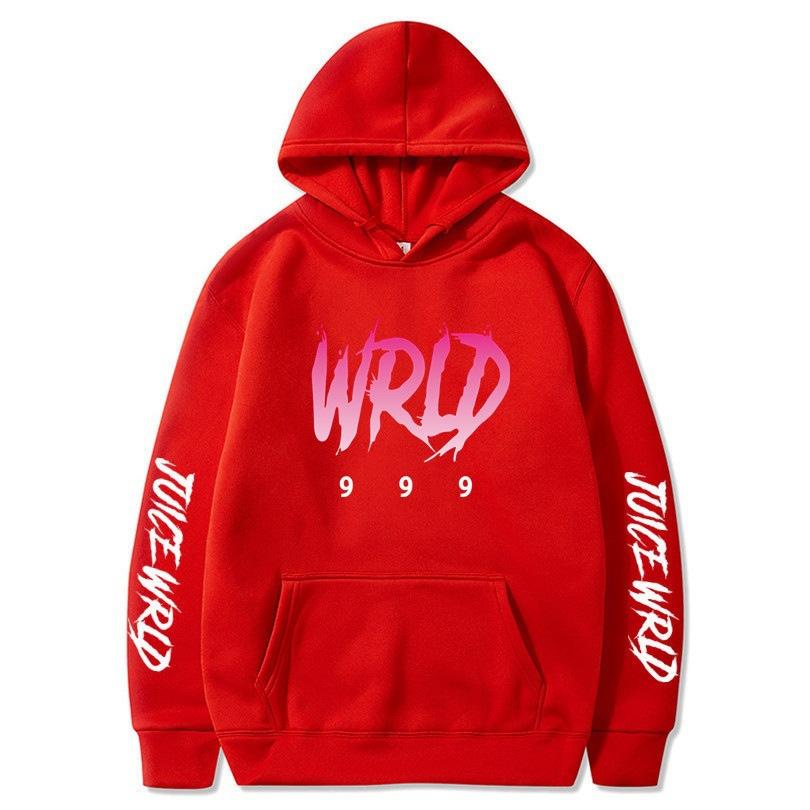 New hot sweater singer juice wrld print street popular men's and women's autumn and winter hoodie