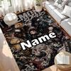 Benutzerdefinierter Name Personalisierter Demon Slayer Druck Teppich, Vielseitiger Heimdekor Teppich, für Spielzimmer, Wohnung, Balkon, Eingangsbereich, Flur Geschenk