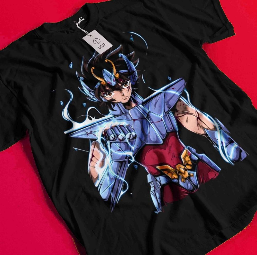 Saint Seiya T-Shirt knights Of the Zodiac Anime Manga Ikku Unisex Graphic Tee BB376