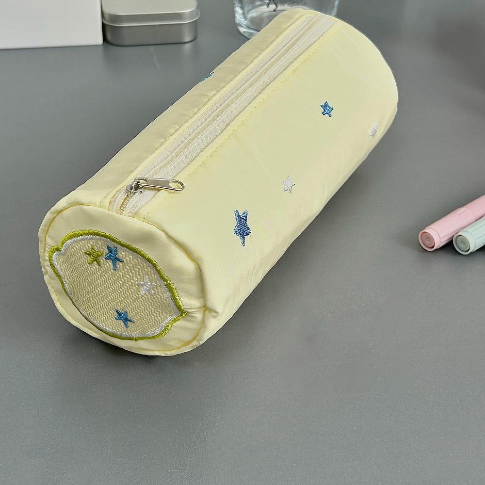 

Large Capacity Pencil Case Soft Touch Stationery Organizer Multifunctional Pen Bag Student Gift 02