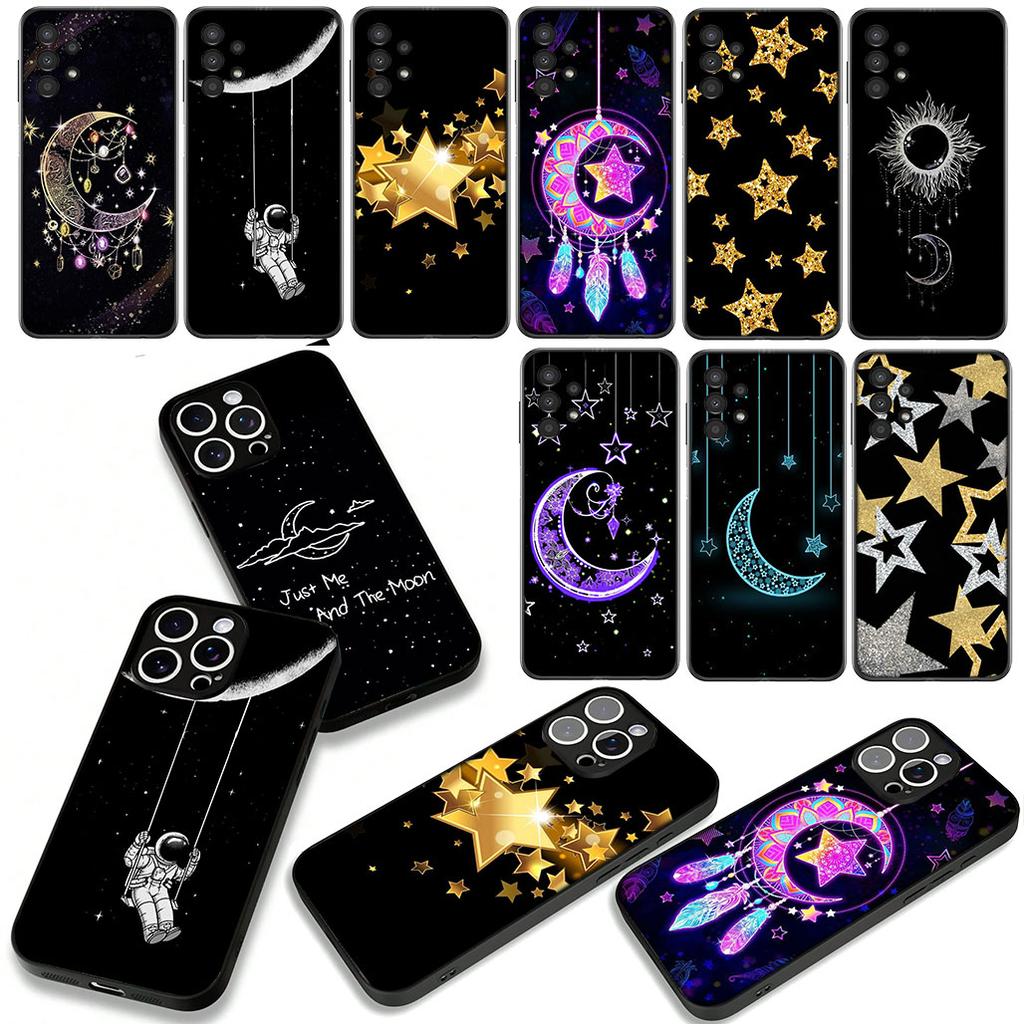 Moon Sun Stars Sky Dreamcatcher for Motorola Moto G54 G05 G24 G55 G75 G85 G15 G57 G86 Power Edge 50 30 Ultra Fusion Neo Pro Case