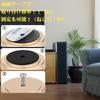 Monosaudio Aluminum Speaker 200kg Weight with Improved Audio Sound Vibration Compatible with 3M Tape and Screw for Home AV and Sound 4-Piece
