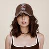 Niche trendy high street personalized baseball cap ripped male and female couples street hip hop soft top embroidered cap