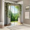 Enchanted Forest View Waterproof Shower Curtain for Bathroom Decor