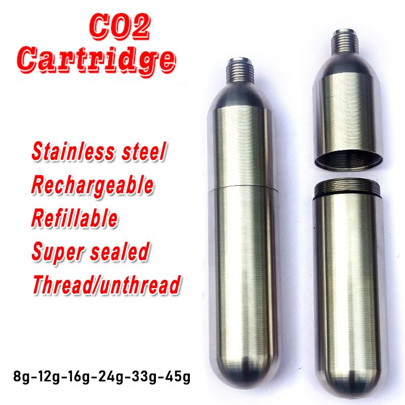 CO2 Refill Tank Refillable Cartridges for Home Brewing Wine Making Barware Equipment Soda Beer Fermenter Kitchen DIY Bar Tool 7