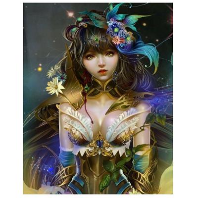 Broderie Puzzle 5d Model Diy Diamond Painting Japanese Anime Girl