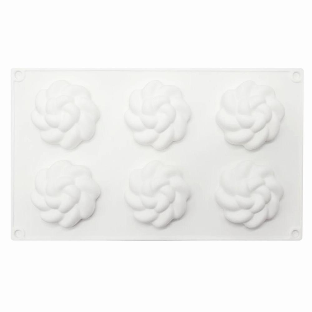 Flower Tart Cake Mold Mousse Mold For Baking Dessert Ring Art Mousse Silicone 3D Mould Silikonowe Moule Tartlet Pan Pastry Tools