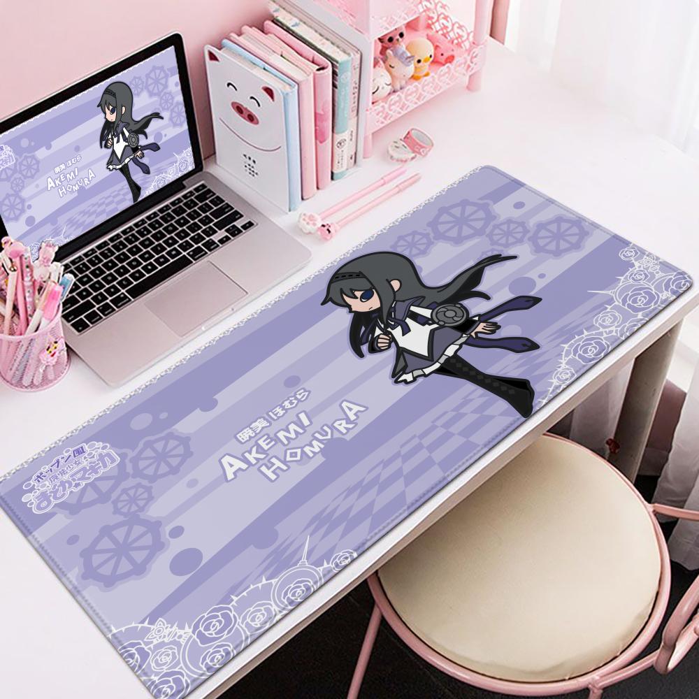 Puella Magi Madoka Magica Mouse Pad xCM Nonslip Gaming Mousepad Gamer ESports Mouse Mat Game Mechanical Keyboard XXL Desk