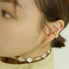 Egg Pearl Ear Cuff