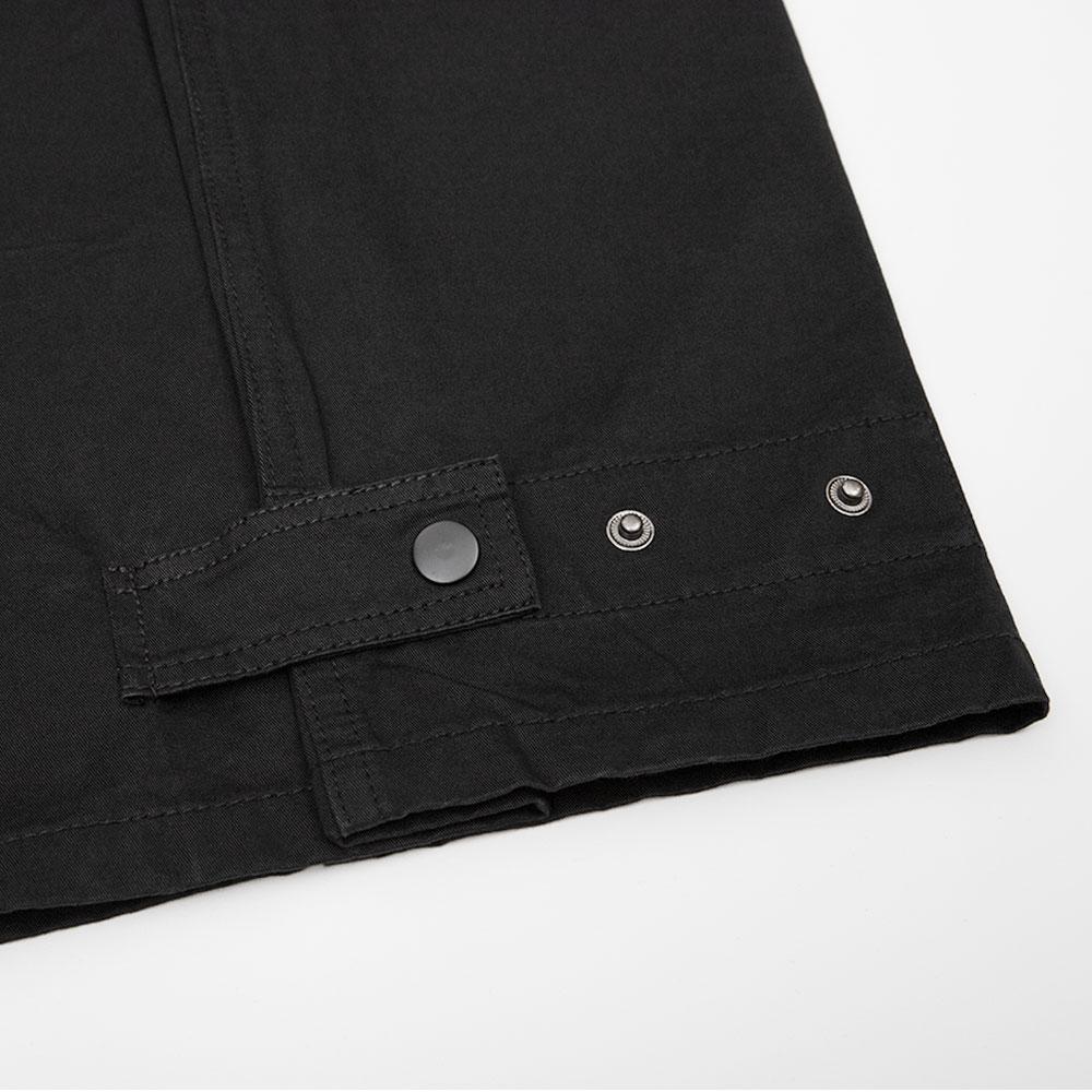 BLACKBLOND Vividi Hidden Guts Logo Wide Cargo Pants (Black)