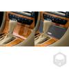 Real Carbon Fiber Car Accessories Center Storage Panel Cover Soft Sticker For Mercedes CLS C219 2004 2005 2006 2007 2008 2009