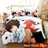 Anime Bungo Stray Dogs Bedding Set Duvet Cover Sheet Printed Bed Set Pillowcase Bed Full Queen King Size Comforter Bedroom