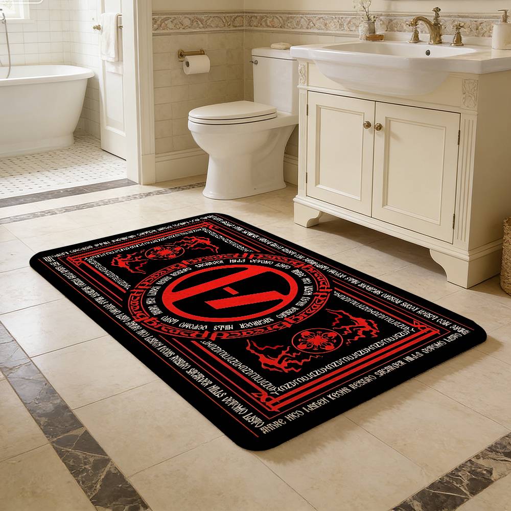 Popular T-Twenty One Pilot Band Kitchen Mat Cheaper Anti-slip Modern Living Room Balcony Printed Modern Home Decor