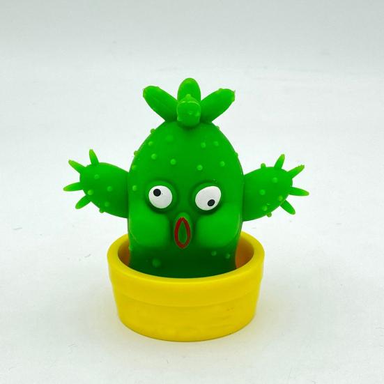 Cute Potted Cactus Stretchable Squeeze Toy Soft TPR Kids Pinch Toy Relief Adult Stress Fidget Toy