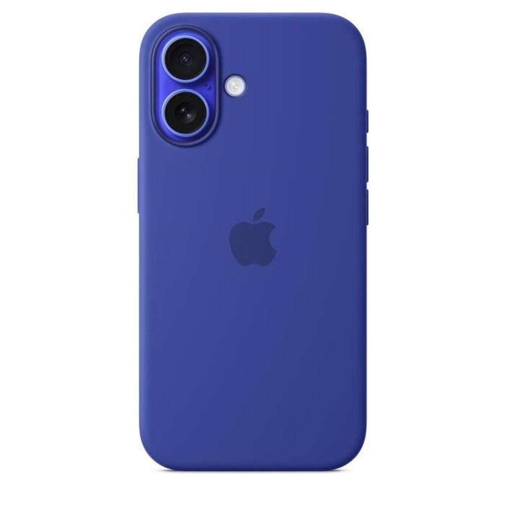 APPLE iPhone 16 - Coque en silicone avec MagSafe - Ultramarine