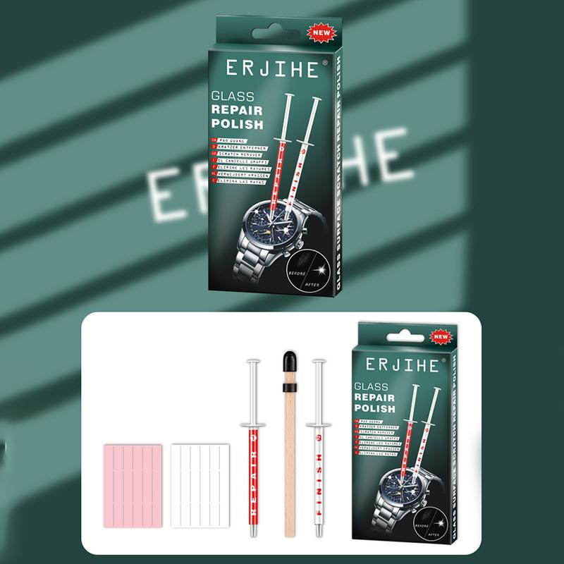 Erjihe Watch Glass Scratch Repair Paste Sapphire Mirror Scratch Grinding Mineral Glass Polishing Artifact