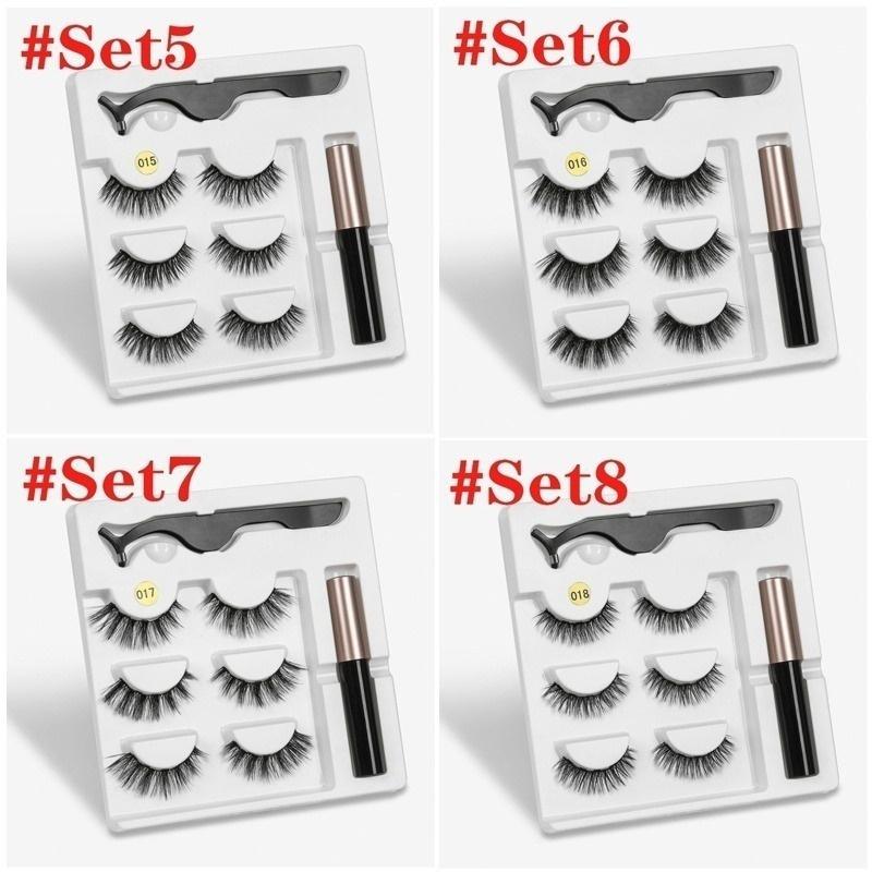 

Магнитные ресницы 3D норковые ресницы для макияжа Магнитные ресницы Подводка для глаз Набор пинцетов Натуральные накладные ресницы Короткие искусственные ресницы Set 5