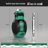 Industrial Grade Magnetic Slotted & Phillips Screwdriver Set with Short Handle