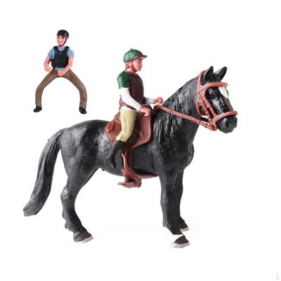 Figura de ação de cavalo modelo animal com coleção decoração de mesa simulação brinquedo educativo para idades