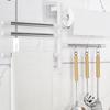 Bathroom Rotation Towel Storage Rack Punch-Free Stainless Steel Organizer Shelf Hanging Wall Shelves Suction Cup