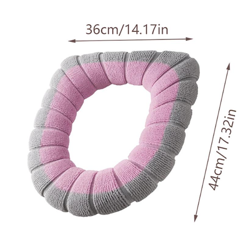 Toilet Seat Cover Warm Soft Acrylic Washable Mat Home Decor Closestool Mat Seat Case Toilet Lid Cover Accessories Bathroom Home