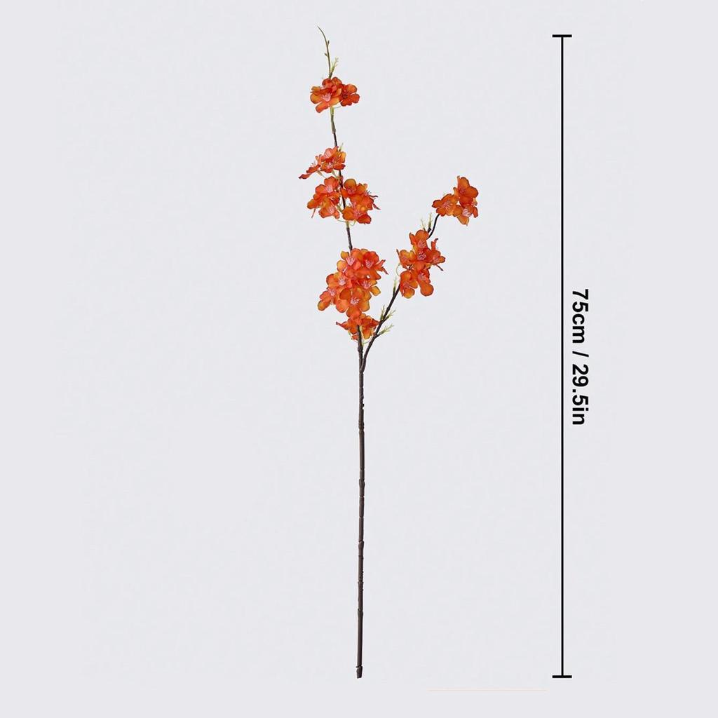 Cherry Blossom Artificial Flowers - Decorative Floral Arrangements for Living Room and Dining Table
