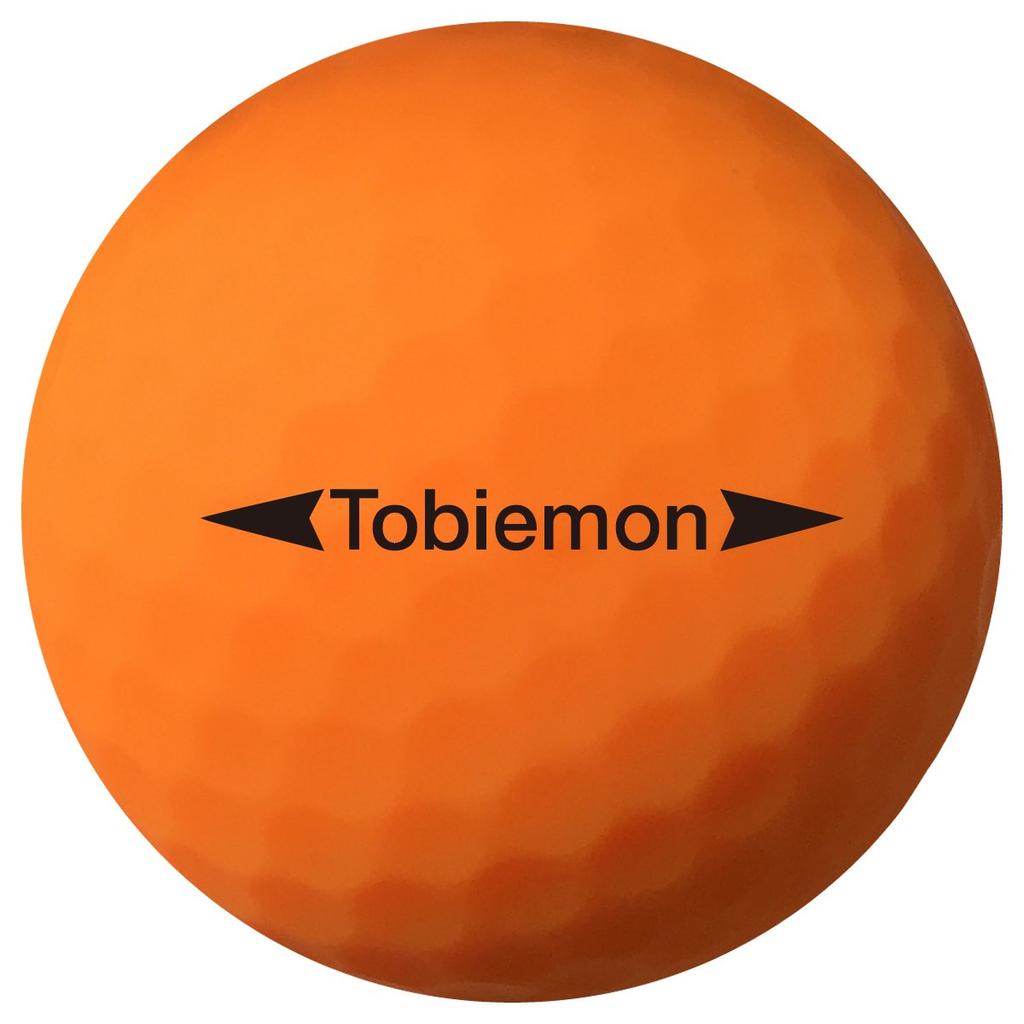 FST Limited Edition TOBIEMON Fluoreszierendes Mattes Golfset mit Original-Netz-Matt-Orange Hochsichtbarkeitsbällen, R&A-zugelassen, 2-teilig 12, Tasche,